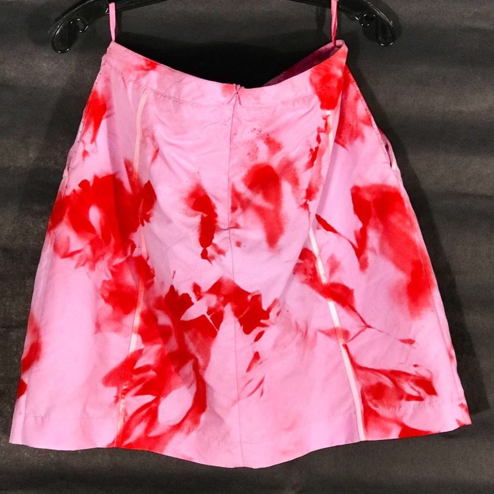 IZOD  Custom Skirt Tie Dye Pink Size 12 Golf Skort